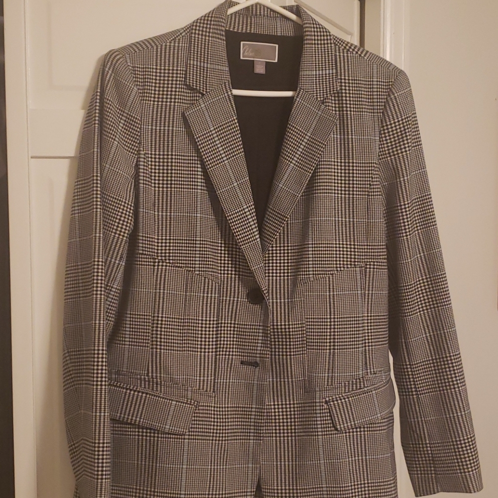 Women's plaid jacket
